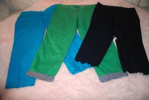 3 pair of capris