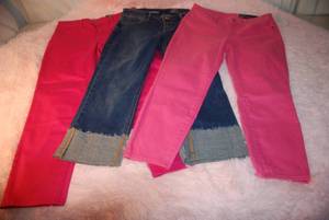 2 capris and 1 reg length