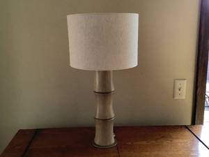lot 410 image: Bamboo Style Lamp