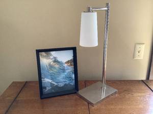 lot 416 image: Lamp & Wave Picture