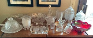 lot 436 image: GlassCrystalware & Carnival Glass