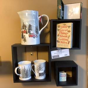 lot 444 image: Floating Shelf Grouping