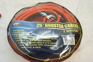 lot 13 image: Red Hound booster cables