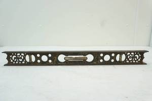 lot 28 image: antique cast iron level