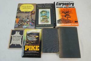 lot 47 image: fishing and construction books