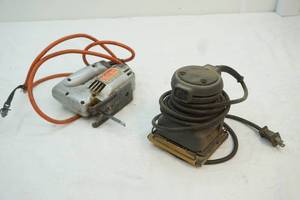 lot 65 image: jig saw and sander