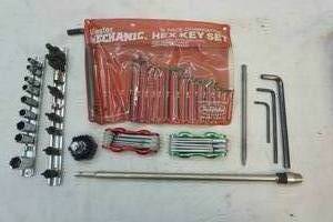 lot 93 image: Allan wrenches and sockets