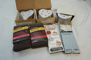 lot 94 image: sanding belts and discs