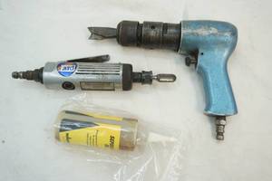 lot 111 image: rear exhaust die grinder and hammer drill
