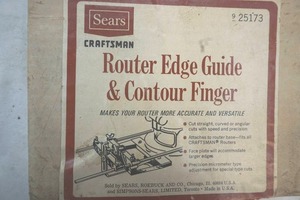 lot 136 image: Sears router edge guide & counter edge