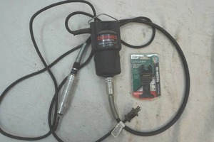 lot 168 image: Dremel flex shaft and Masterforce end-cut blade