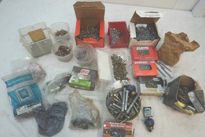 lot 172 image: screws, bolts and nails