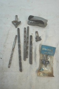 lot 177 image: drill bits and touter bits