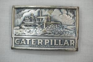 lot 186 image: Caterpillar belt buckle