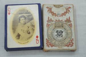 lot 190 image: vintage decks of cards