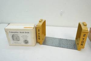 lot 200 image: Caterpillar book ends