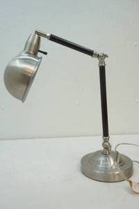 lot 235 image: desk lamp stainless steel
