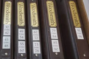 lot 249 image: Woodsmith woodworking books