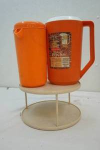 lot 259 image: water pitchers and cupboard shelf