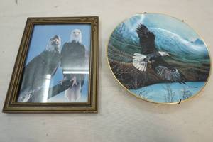 lot 261 image: Charles Frace Freedom decorative plate