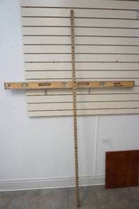 lot 370 image: 48 wood level and 6 ft grade stake