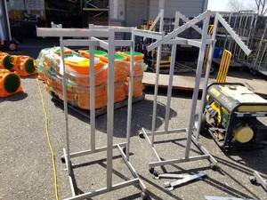 Lot of (2) Retail Adjustable Clothing Rack