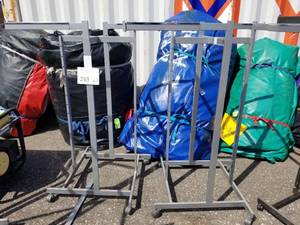 Lot of (2) Retail Adjustable Clothing Rack