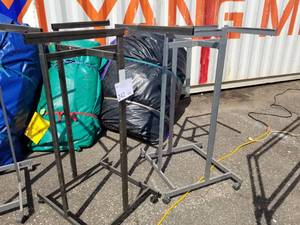Lot of (2) Retail Adjustable Clothing Rack