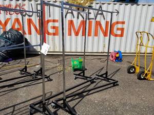 Lot of (2) Retail Z-Rack Clothing Carts