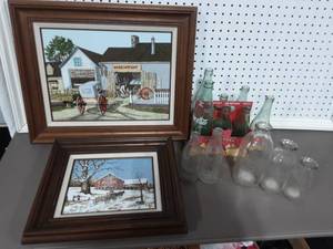 2-Framed Pictures By Hargrove