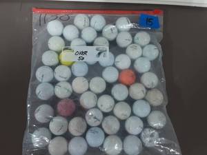 Bag Of 50 Used Golf Balls