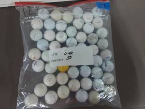 Bag Of 50 Used Golf Balls