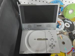 Samsung Portable DVD Player With 60 DVDs
