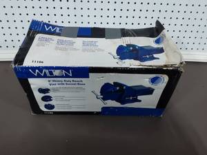 6-Heavy Duty Bench Vice With Swivel-New In Box