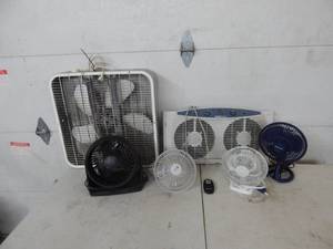 Assortment Of Electric Fans. See Picture