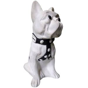 13 White Boston Terrier Memorial Dog Sculpture ( Resale Value $80 - $170)