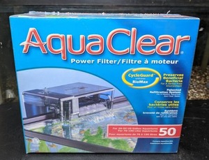 lot 238 image: NEW AquaClear CycleGuard Power Filter for 20-50 Gallon Aquariums