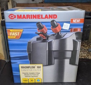 lot 243 image: NEW Marineland Magniflow 160 Canister Filter