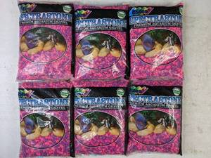 lot 323 image: (6) 5-Pound Bags of Estes Spectrastone Premium Aquarium Gravel (Princess)