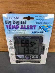lot 785 image: NEW Lifegard Big Digital Temp Alert