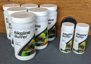 lot 71 image: NEW Seachem Alkaline Buffer Aquarium Supplements