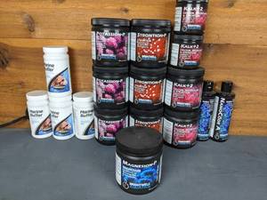 lot 49 image: NEW Aquarium Supplements Seachem & Brightwell Aquatics