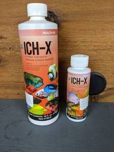 lot 58 image: (2) NEW Hikari Ich-X Health Aid Bottles