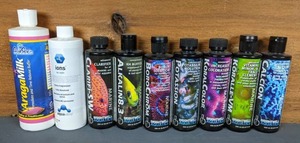 lot 39 image: NEW Aquarium Supplement Products & Water Purifiers CaribSea, Aquavitro, &  Brightwell Aquatics