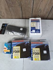 lot 290 image: NEW Filter Foam, Micron Cartridge, and Replacement Filters (Marineland, Aquatop, AquaClear)