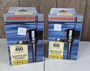 lot 379 image: Pair of NEW Marineland Maxi Jet 400 Multi-Use Water Pump and Power Head