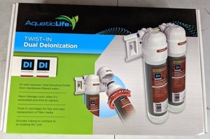lot 190 image: NEW Aquatic Life Twist-in Dual Deionization Filtration Unit (DI, DI)