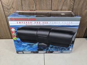 lot 120 image: NEW Marineland Emperor Pro 450 Power Filter Up To 90 Gallons