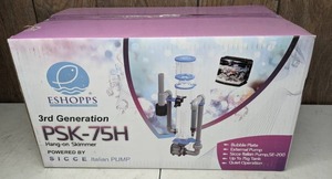 lot 505 image: NEW Eshopps Hang On Protein Skimmer PSK-75H