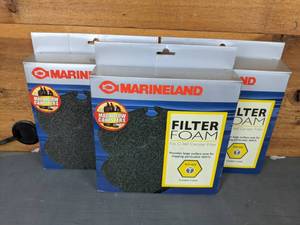 lot 663 image: NEW 3 Boxes Marineland Filter Foam for C-360 Canister Filter